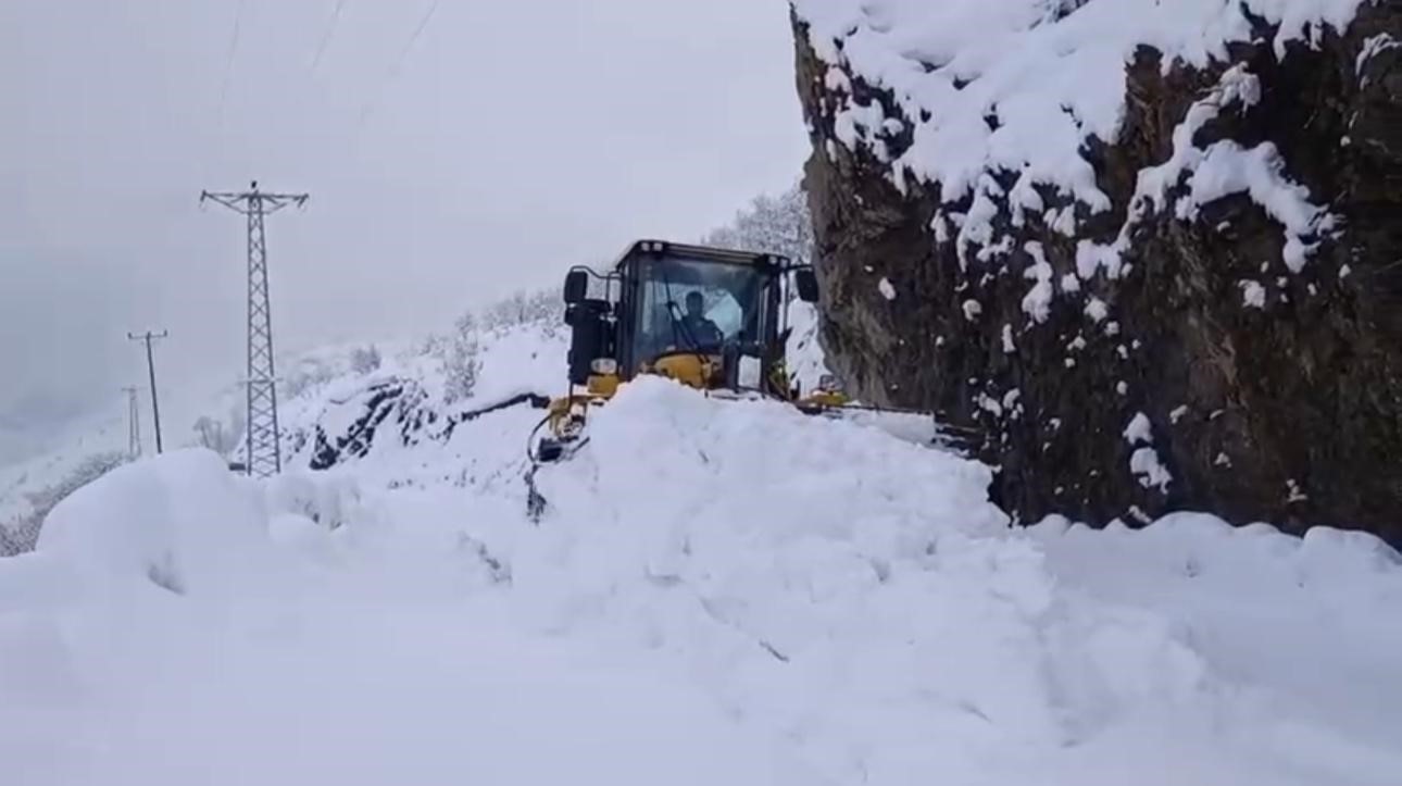 Şırnak’ta kar nedeniyle kapanan yollar açıldı

