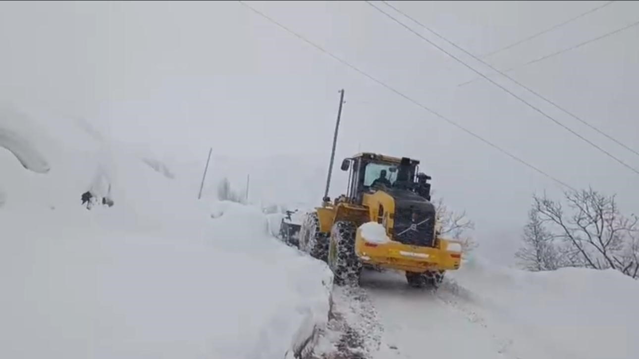 Şırnak’ta kar nedeniyle kapanan yollar açıldı
