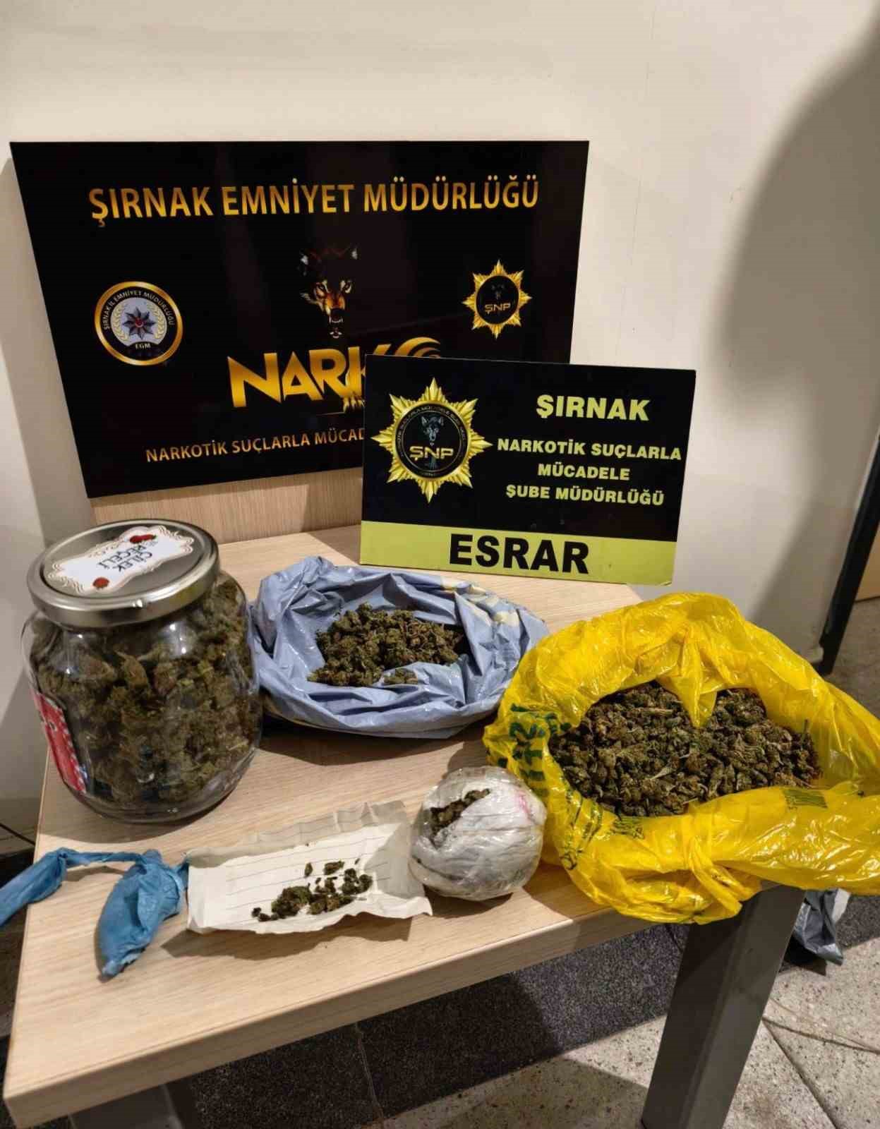 Şırnak’ta narkotik ve kaçakçılık operasyonu: 3 tutuklama
