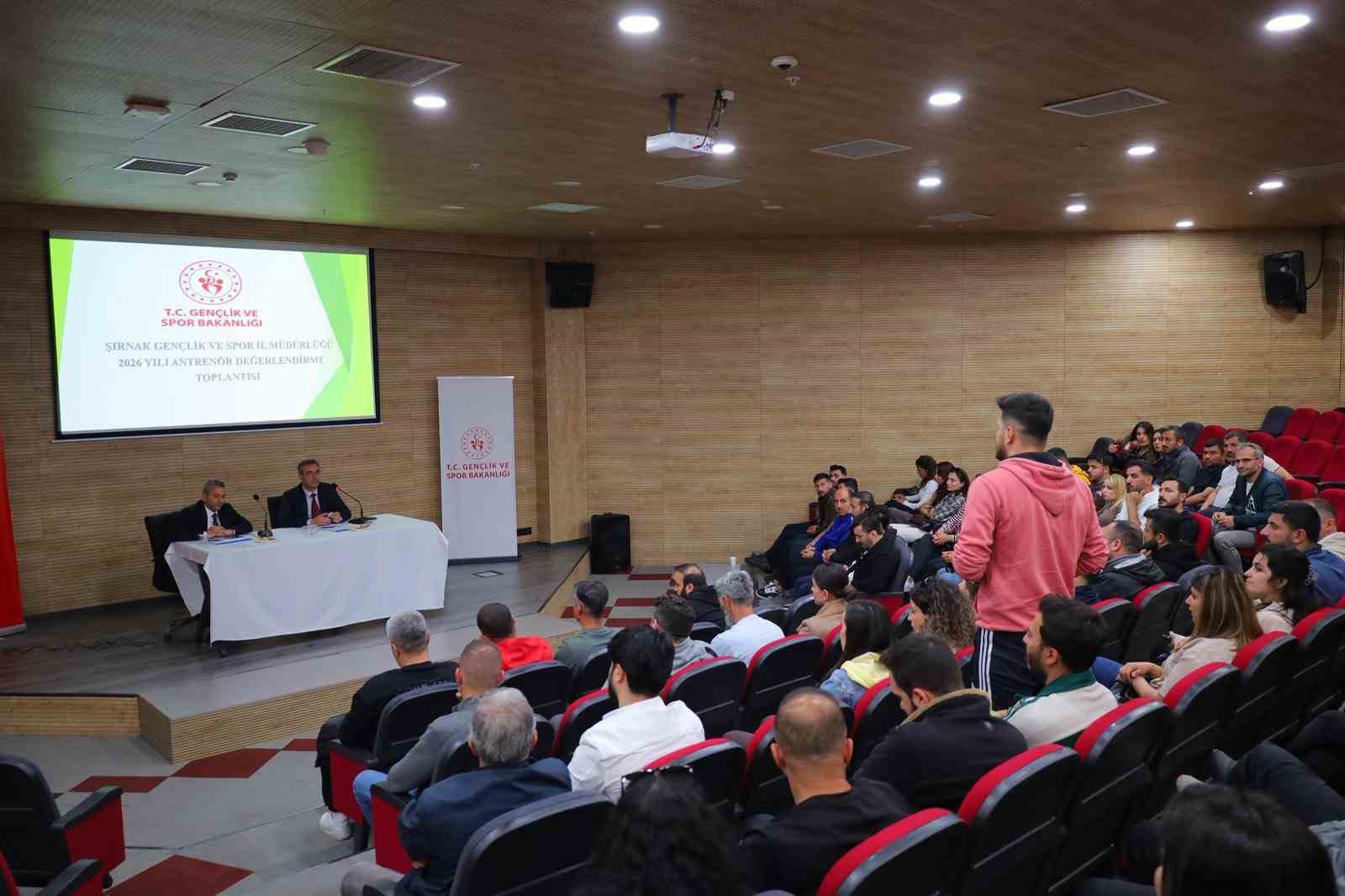 Şırnak’ta sporun mimarları bir araya geldi
