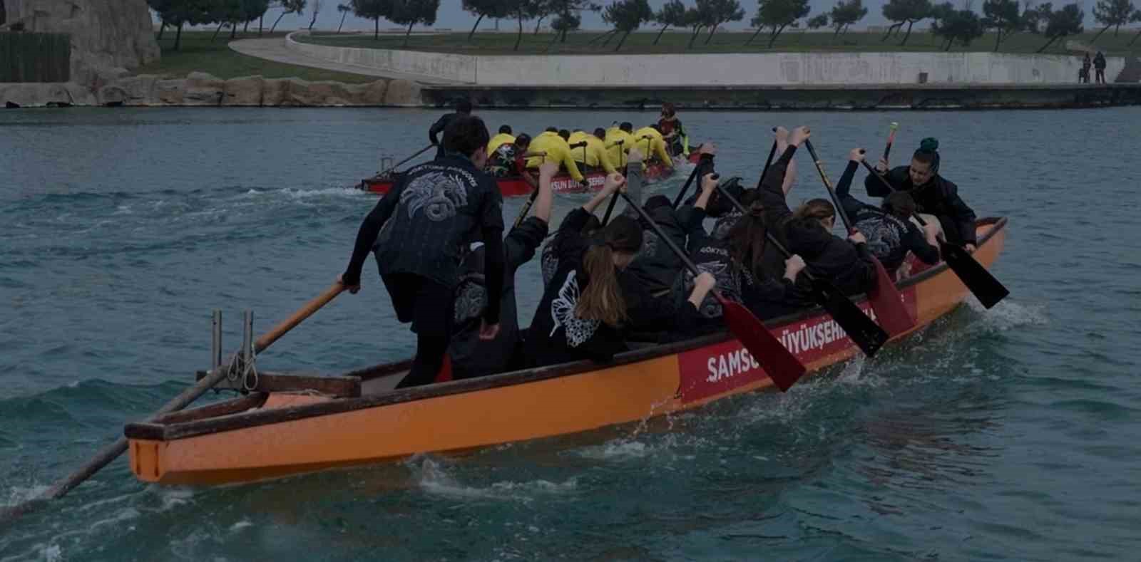 Sisli havaya rağmen kıyasıya rekabet: Dragon Boat Ligi’nde Mart heyecanı
