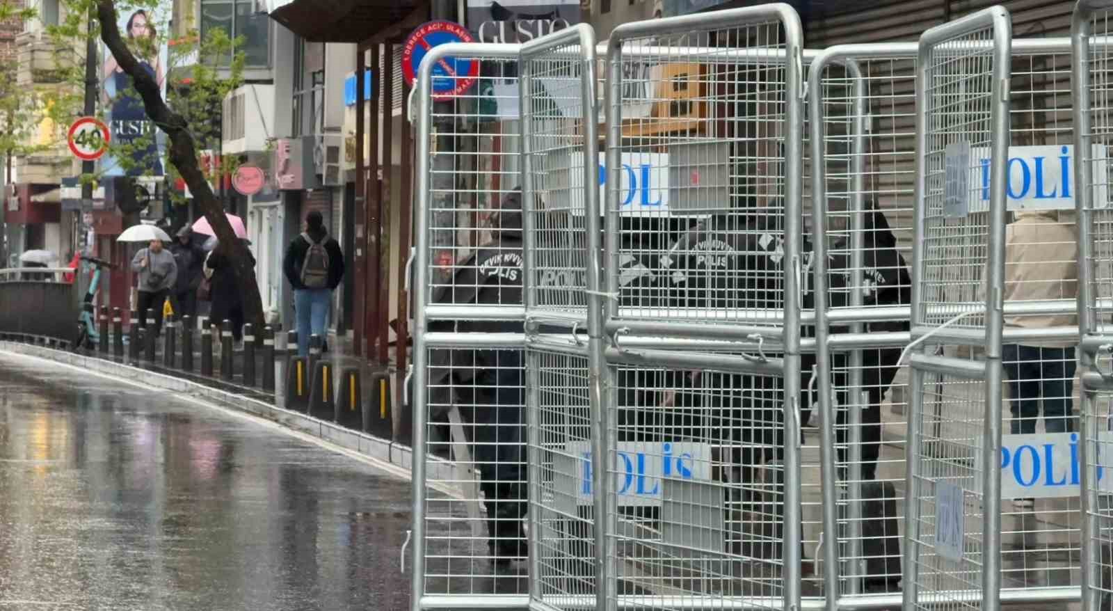Şişli’de 1 Mayıs nedeniyle güvenlik önlemleri alındı
