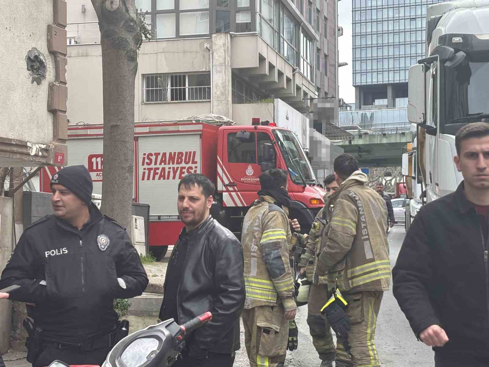 Şişli’de pizzacıda korkutan yangın
