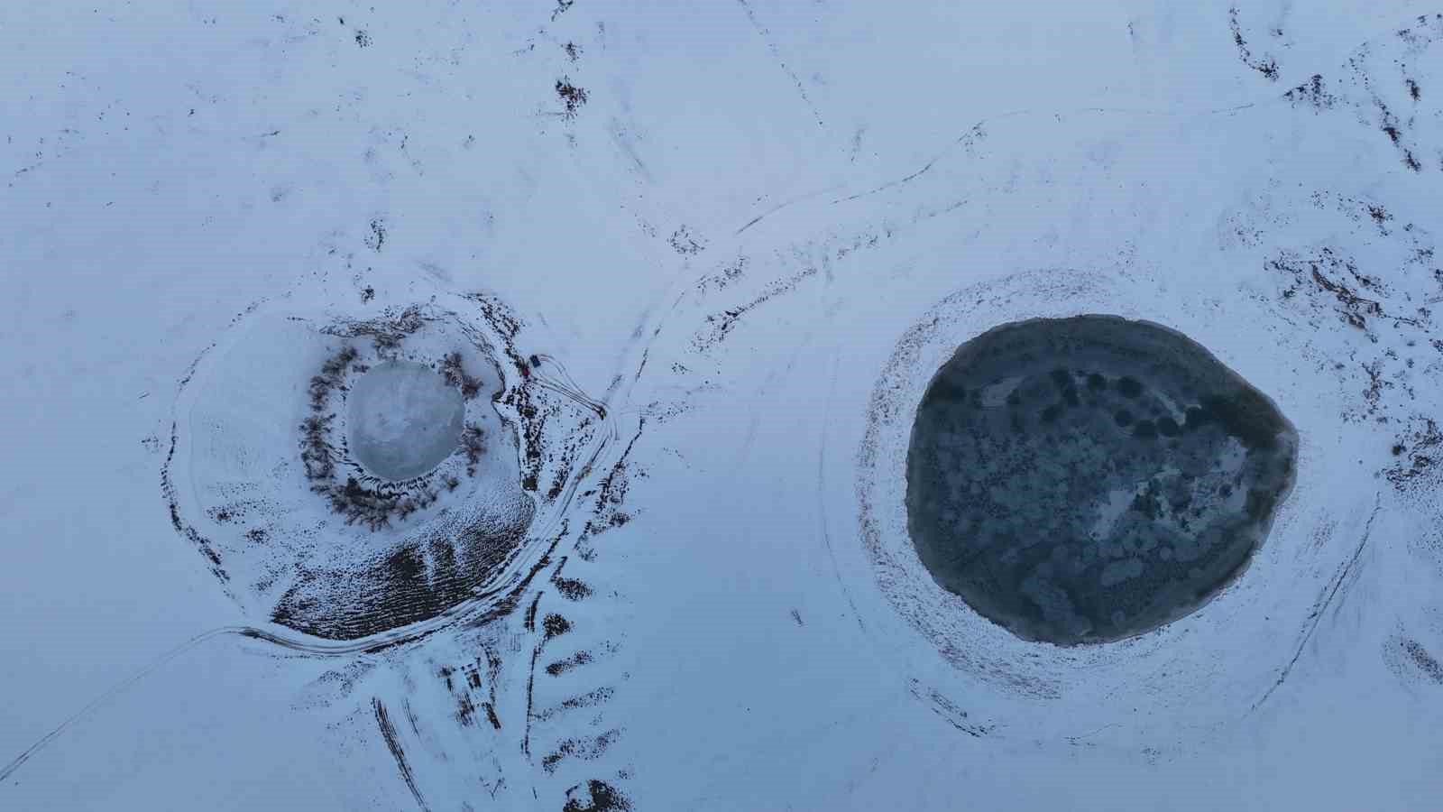 Sivas’ın ’gözleri’ tamamen dondu
