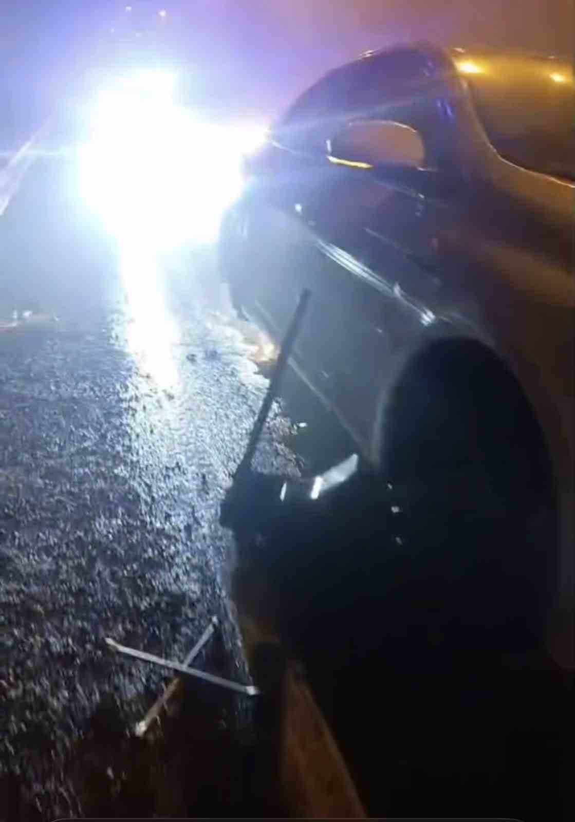 Siverek-Diyarbakır yolunda derin çukur onlarca araçta hasar oluşturdu
