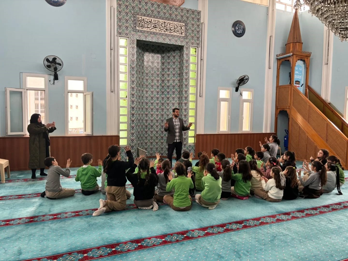 Söke’de öğrenciler camiyi tanıdı, Ramazan’ın anlamını öğrendi
