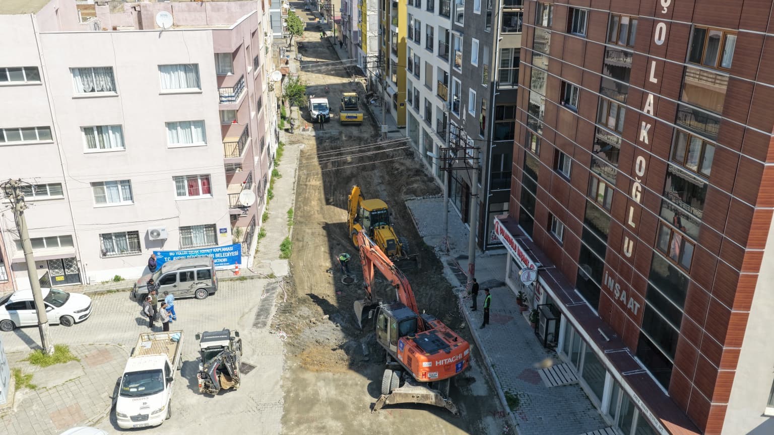 Söke’de yol yenileme çalışması başladı
