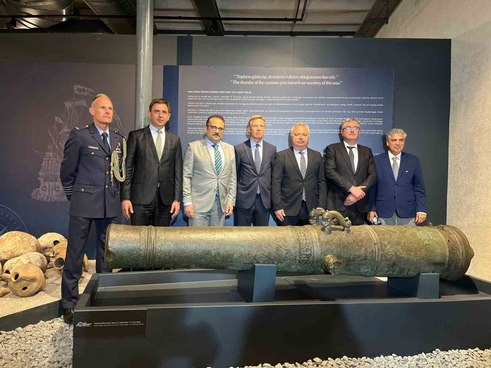 Söküme gelen gemiden 17. yüzyıla ait bronz top çıktı
Söküme gelen gemiden 17. yüzyıla ait bronz top çıktı