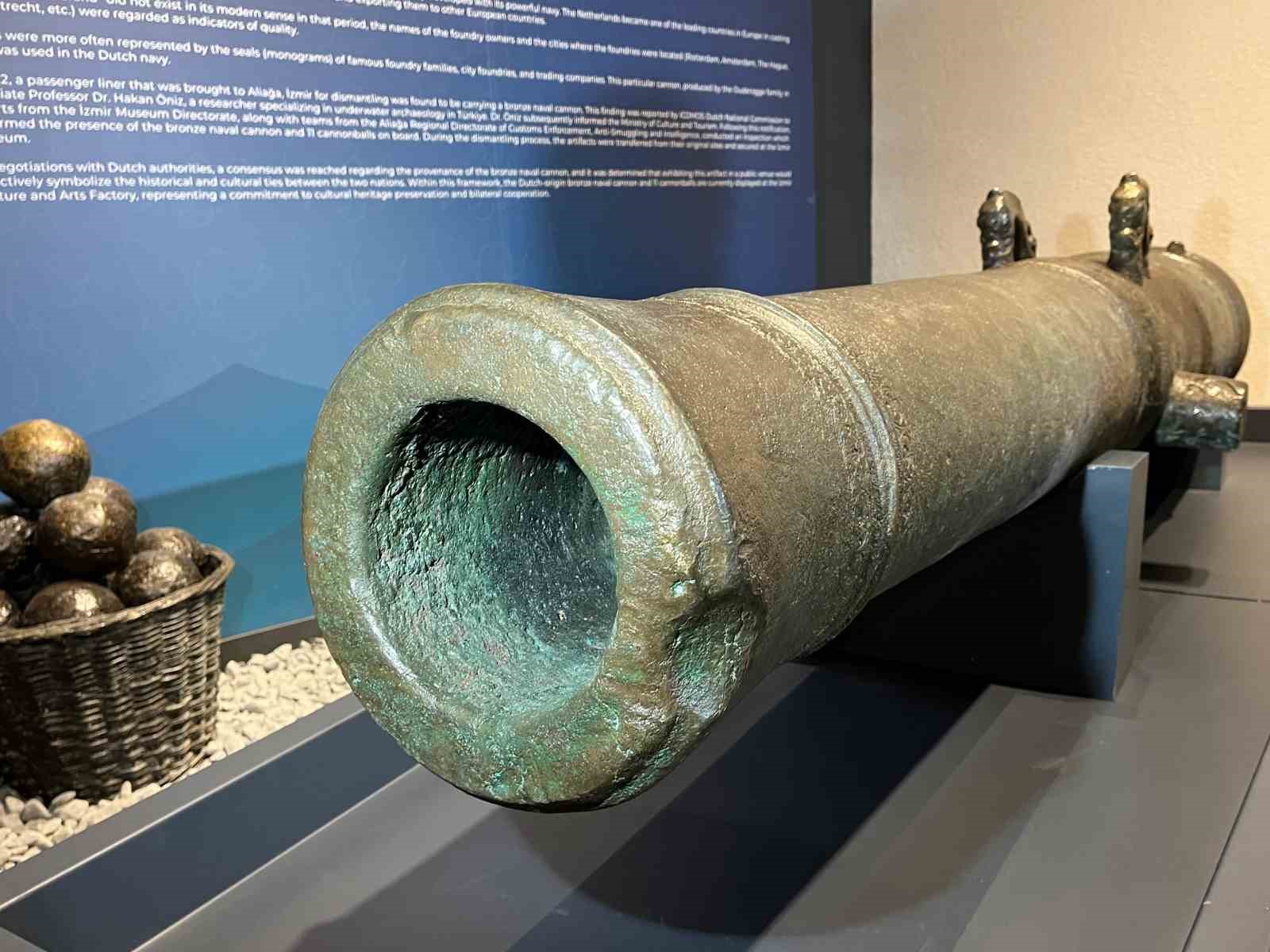 Söküme gelen gemiden 17. yüzyıla ait bronz top çıktı
Söküme gelen gemiden 17. yüzyıla ait bronz top çıktı