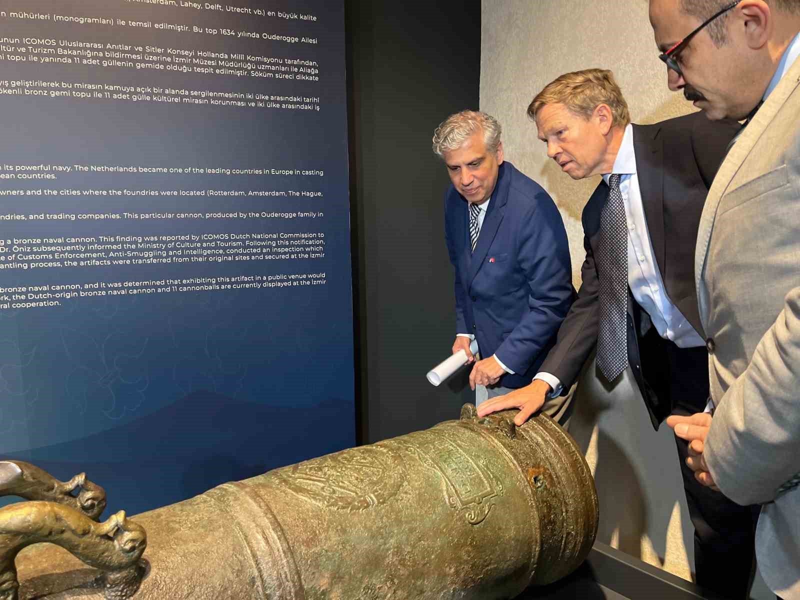 Söküme gelen gemiden 17. yüzyıla ait bronz top çıktı
Söküme gelen gemiden 17. yüzyıla ait bronz top çıktı