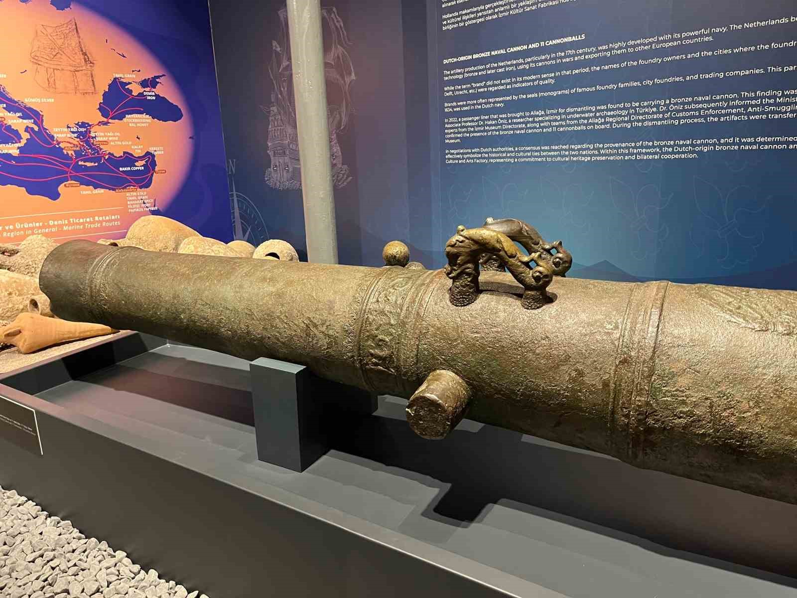 Söküme gelen gemiden 17. yüzyıla ait bronz top çıktı
Söküme gelen gemiden 17. yüzyıla ait bronz top çıktı