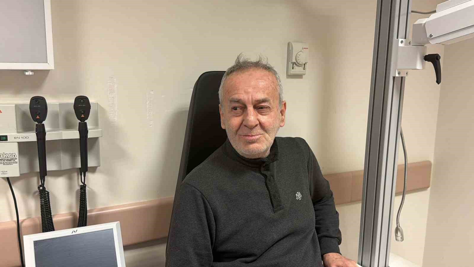 Sol gözü görmeyen hasta Eskişehir’de yapılan kornea nakli sayesinde iyileşti
