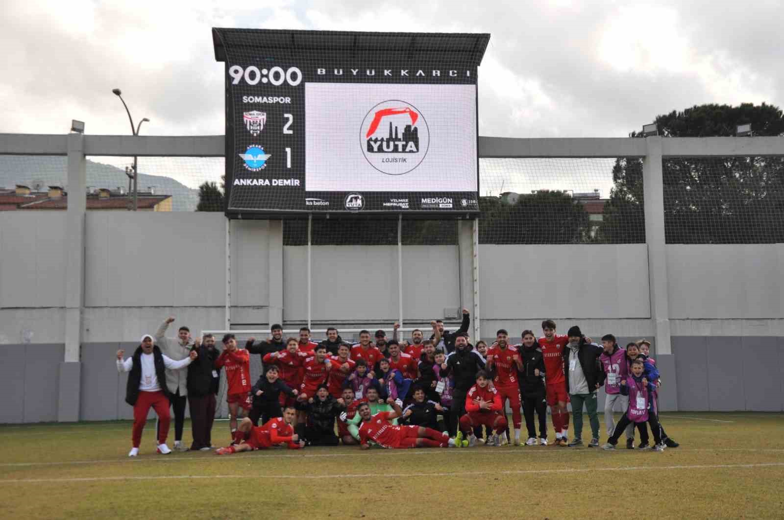 Somaspor’da Sinan Alkaş imzası: İlk maç, ilk gol, ilk galibiyet
