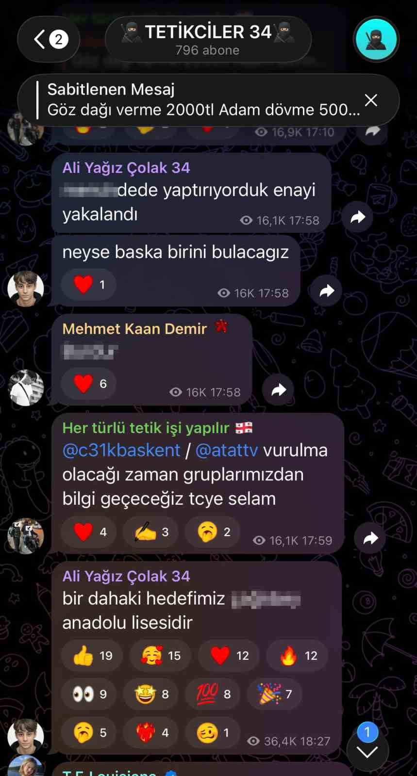 Sosyal medya üzerinden korkunç paylaşımlar

