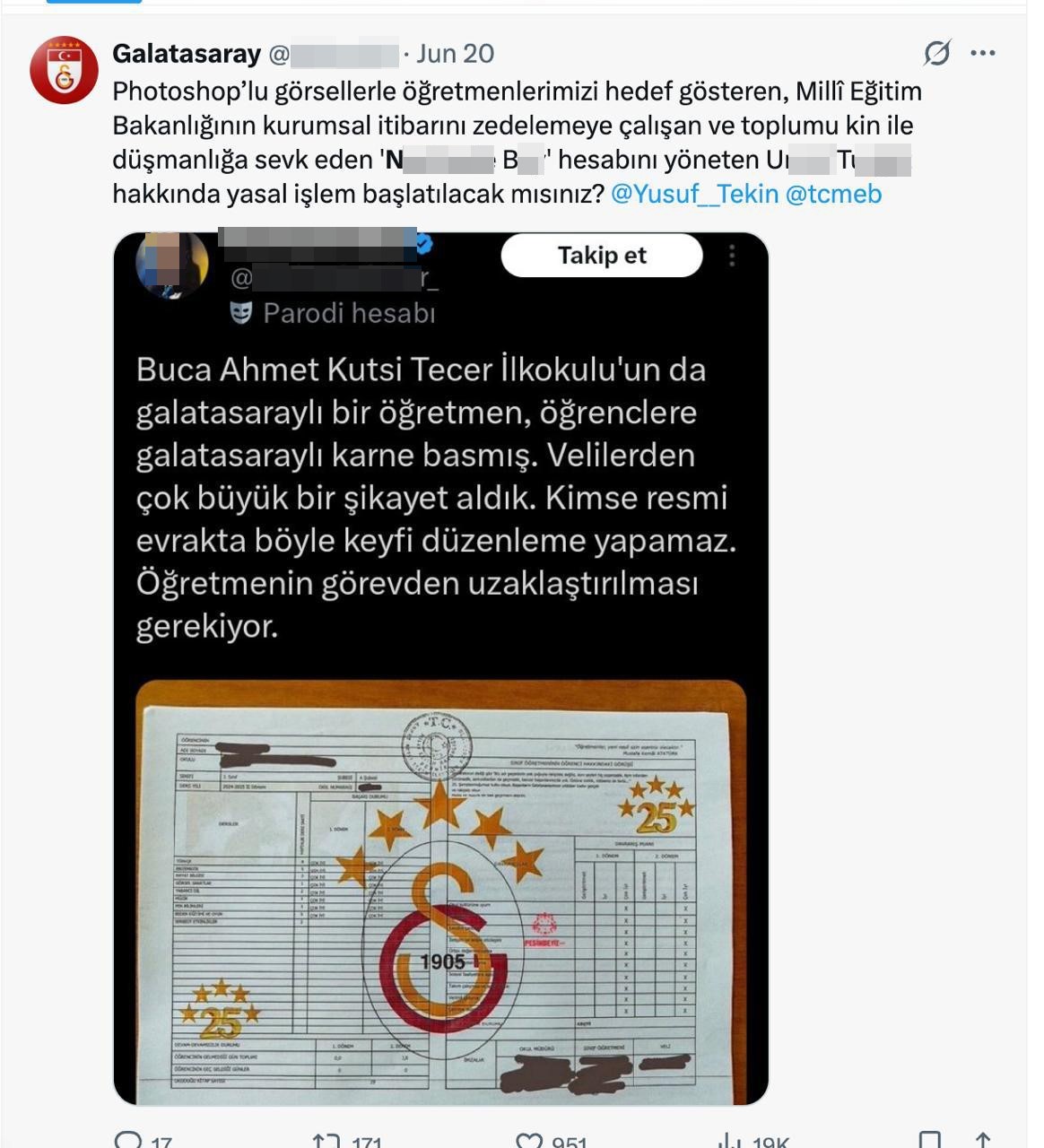 Sosyal medyada yeni tuzak: Montaj paylaşımlarla linç ettirip para istiyorlar
Sosyal medyada yeni tuzak: Montaj paylaşımlarla linç ettirip para istiyorlar