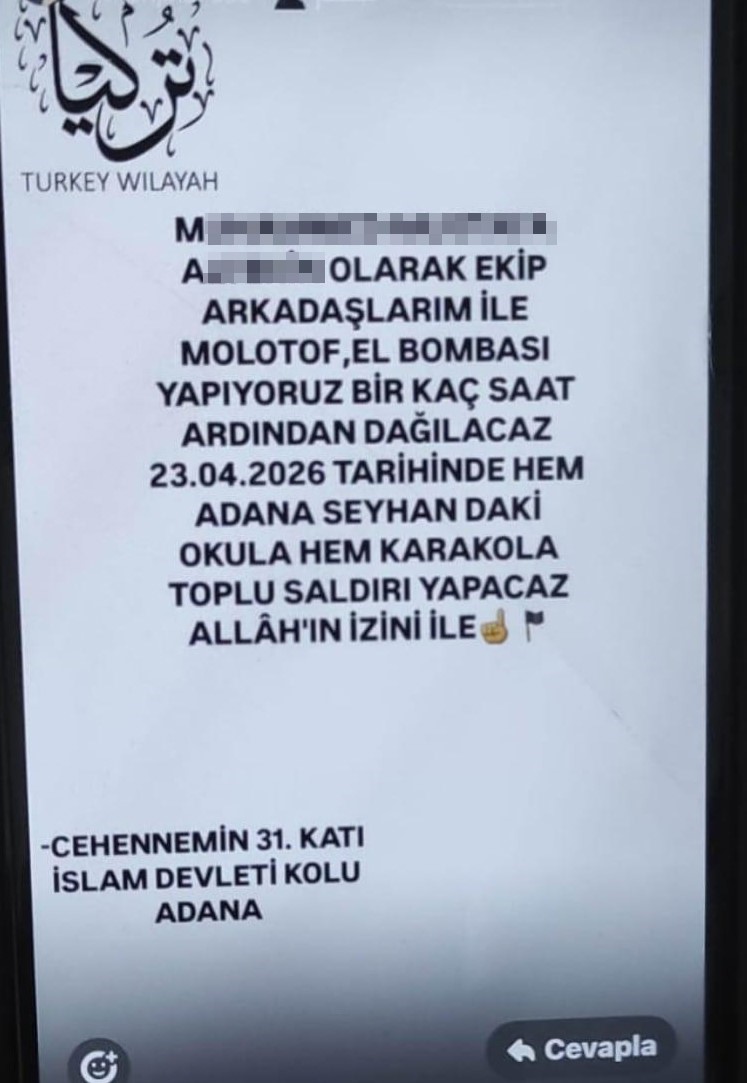 Sosyal medyadan "saldırı yapacağız" paylaşımına gözaltı
