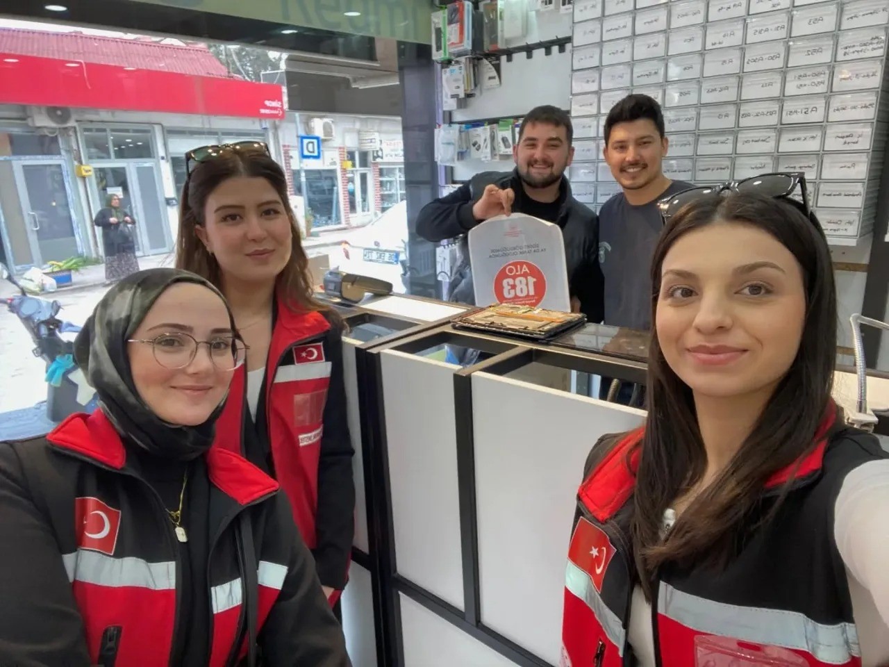 Stajyer öğrencilerden farkındalık çalışması
