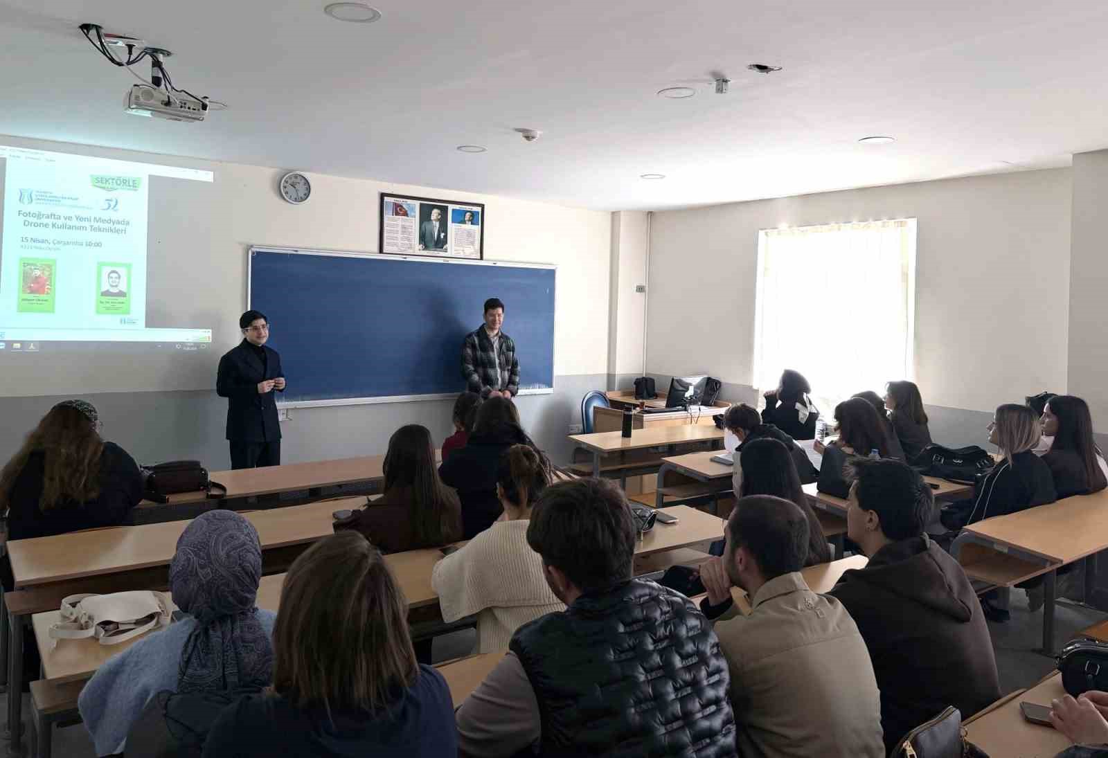 SUBÜ’lü öğrencilere uygulamalı dron eğitimi
