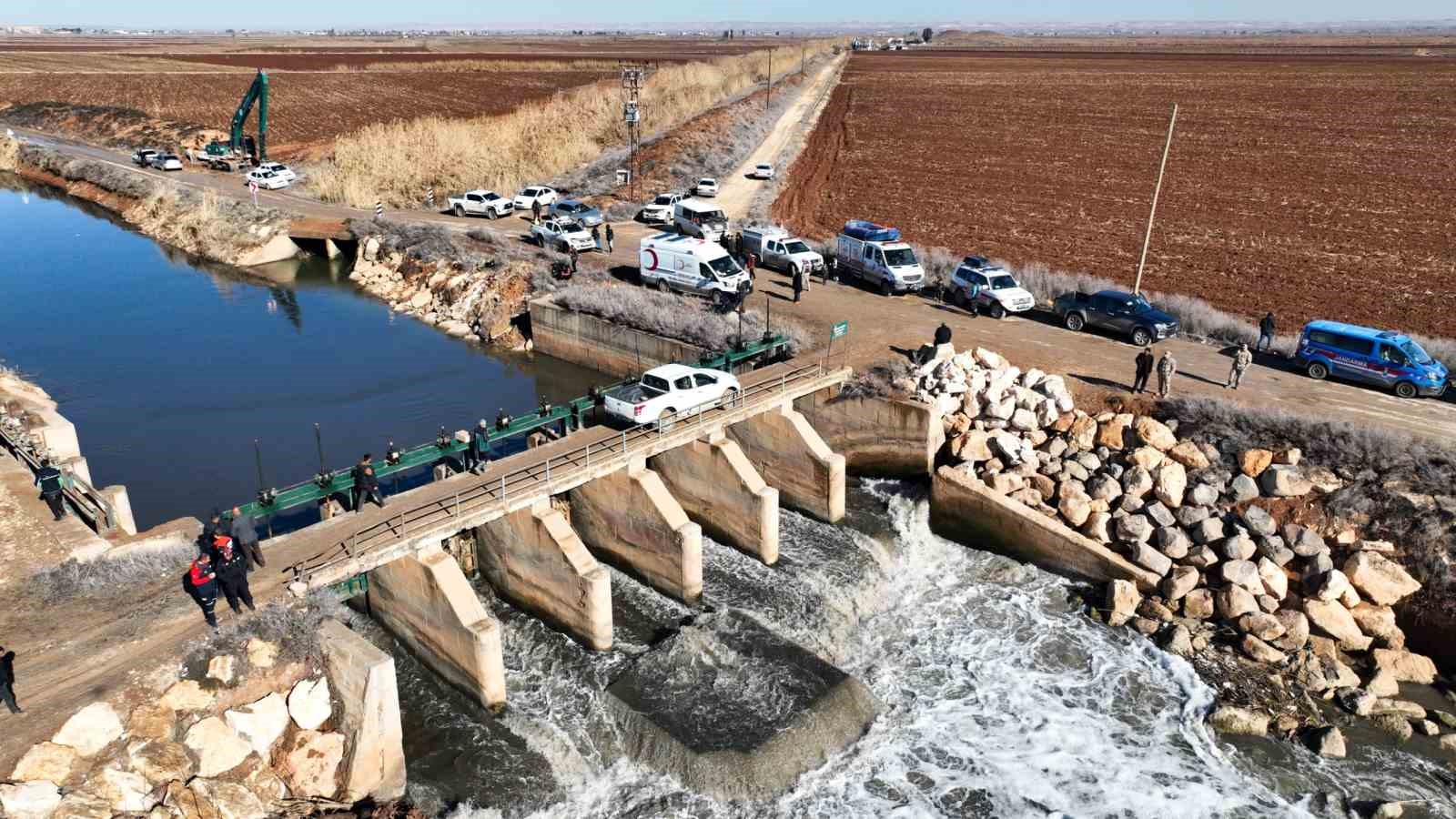 Sulama kanalında kaybolan sürücü 13 gündür aranıyor

