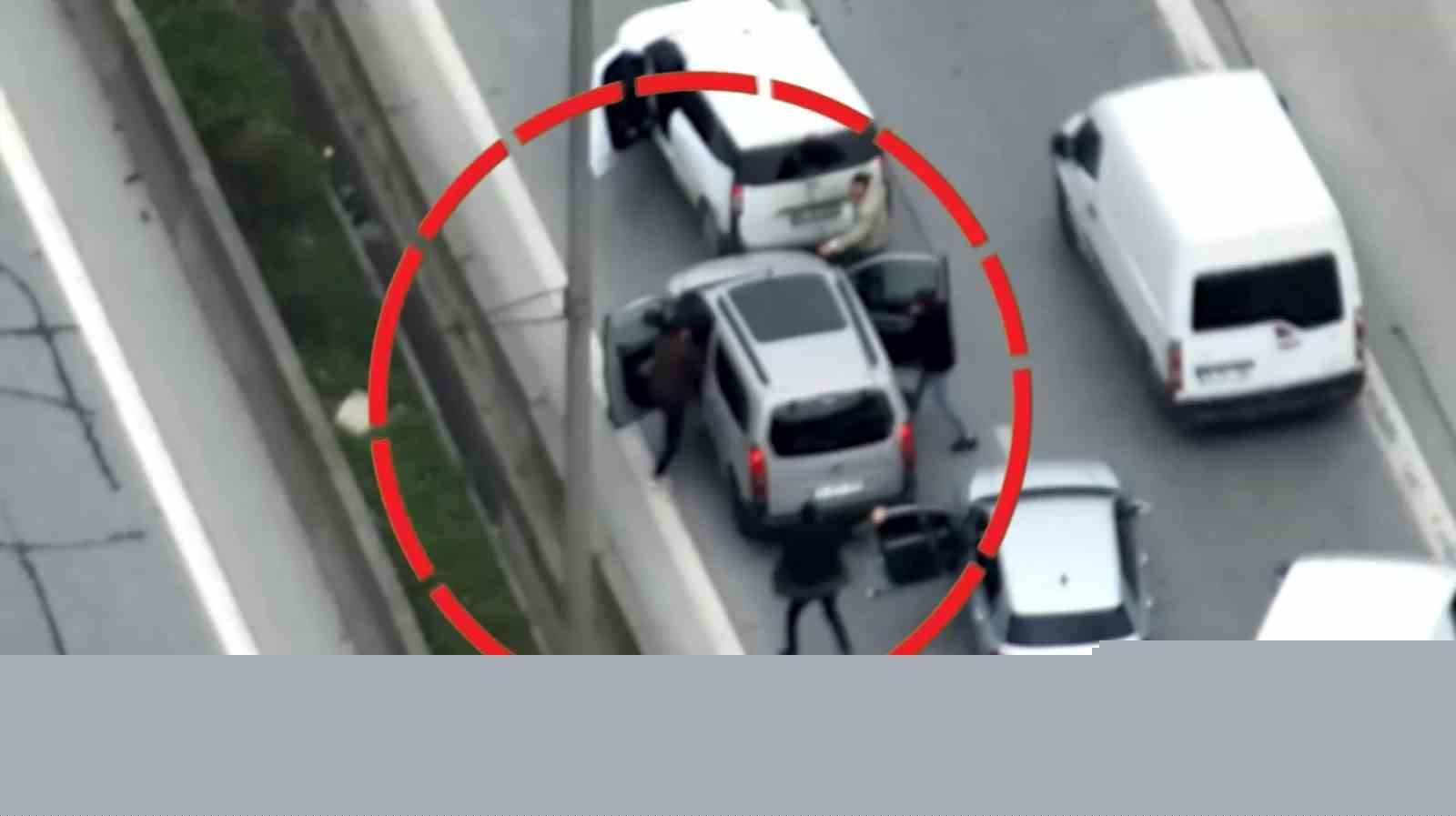 Sultanbeyli’de dron ile takip edilen uyuşturucu satıcısına operasyon kamerada
