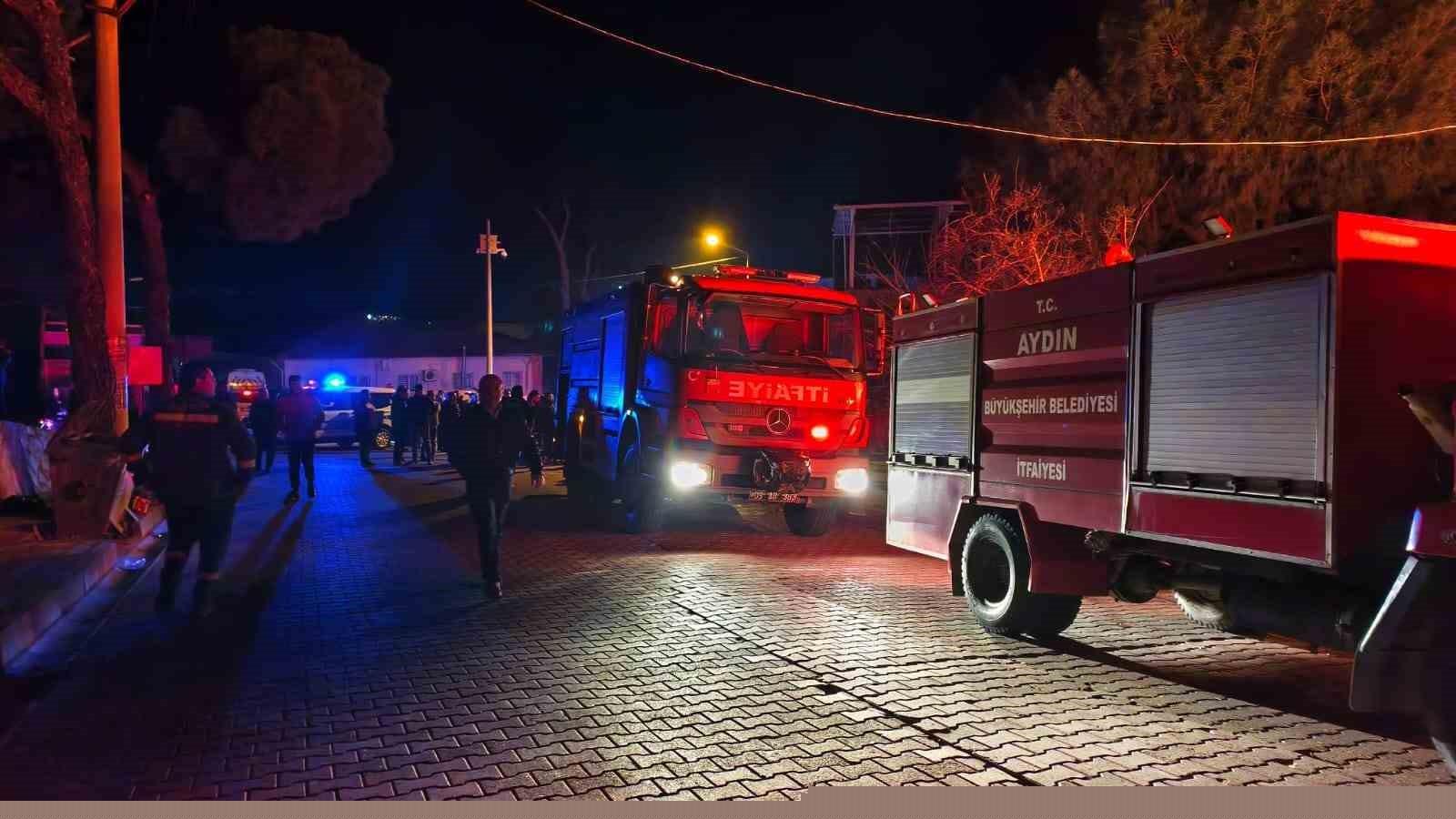 Sultanhisar’da müstakil ev alevlere teslim oldu
