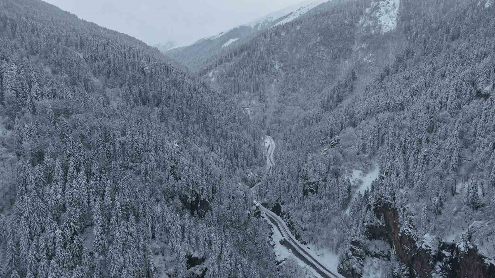 Sümela Manastırı beyaza, Altındere Vadisi sessizliğe büründü
Sümela Manastırı beyaza, Altındere Vadisi sessizliğe büründü