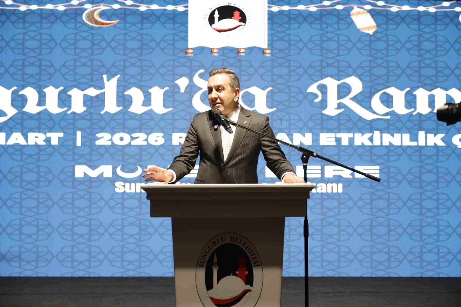 Sungurlu Belediyesi Ramazan etkinlikleri çadırına yoğun ilgi
