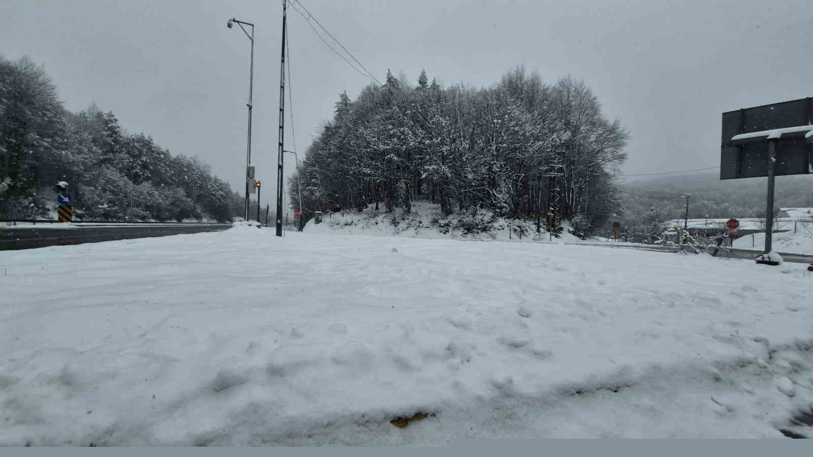 Sürücülere kar sürprizi
