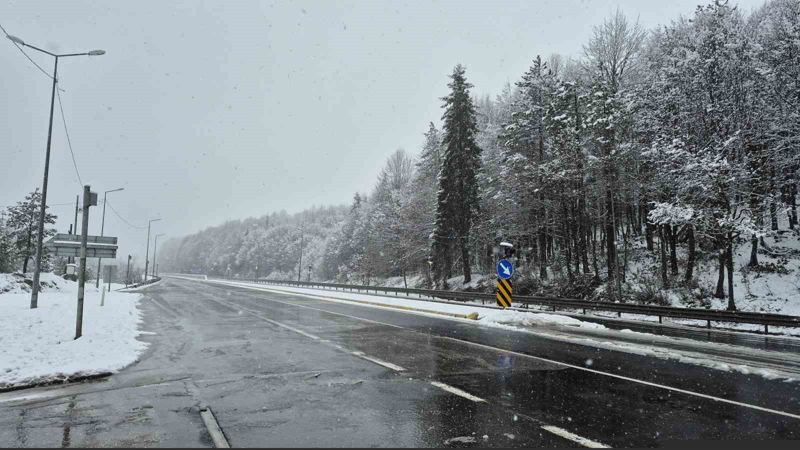 Sürücülere kar sürprizi
