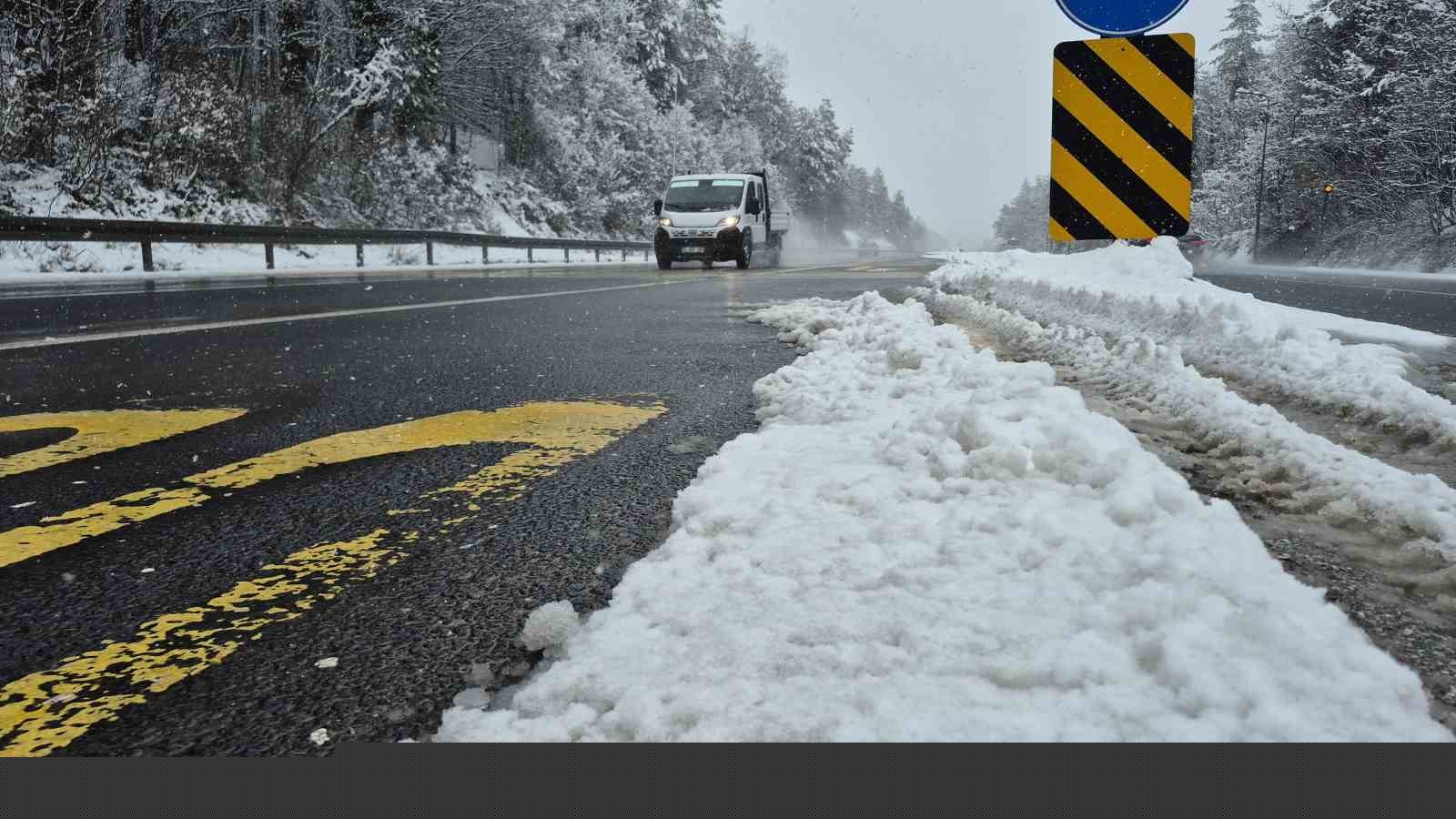 Sürücülere kar sürprizi
