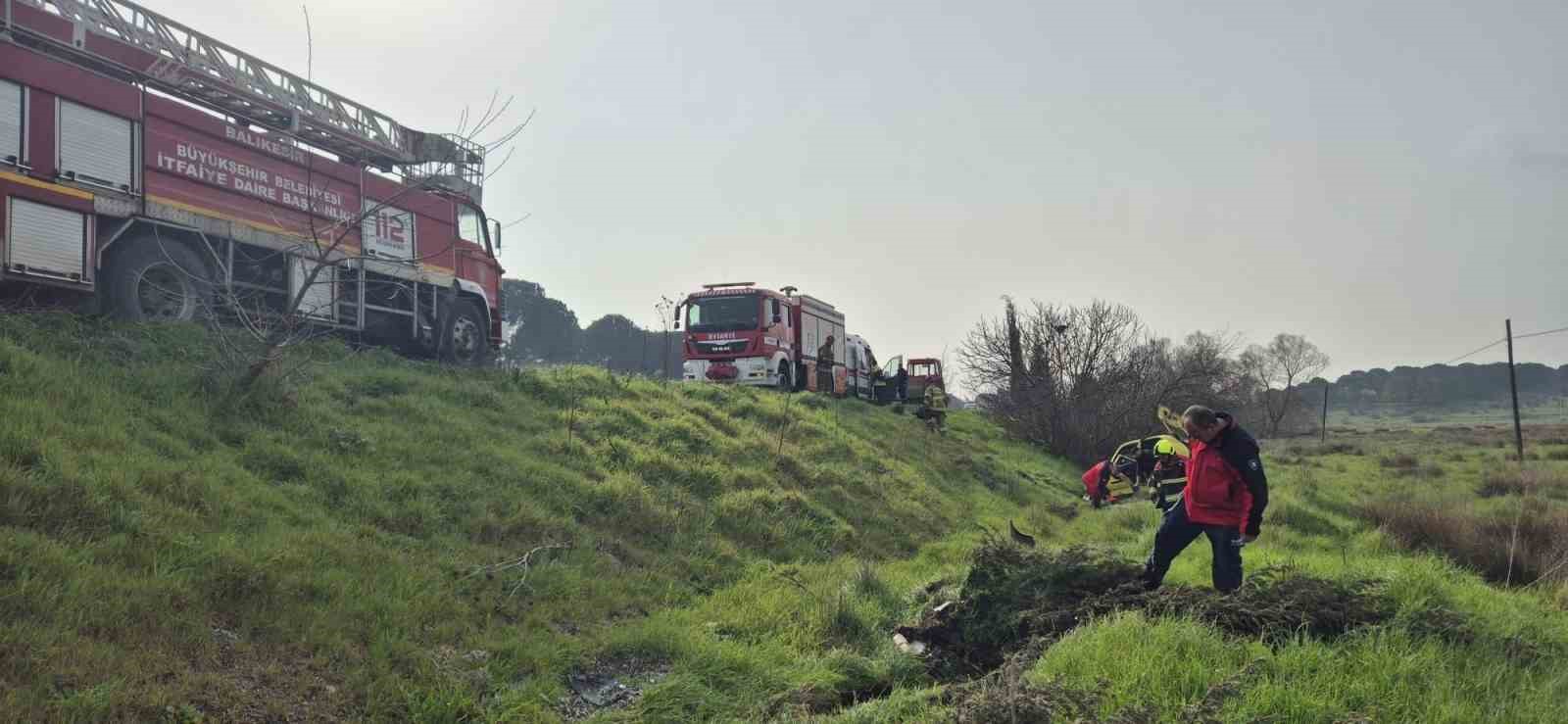 Susurluk’ta trafik kazası: 1 yaralı
