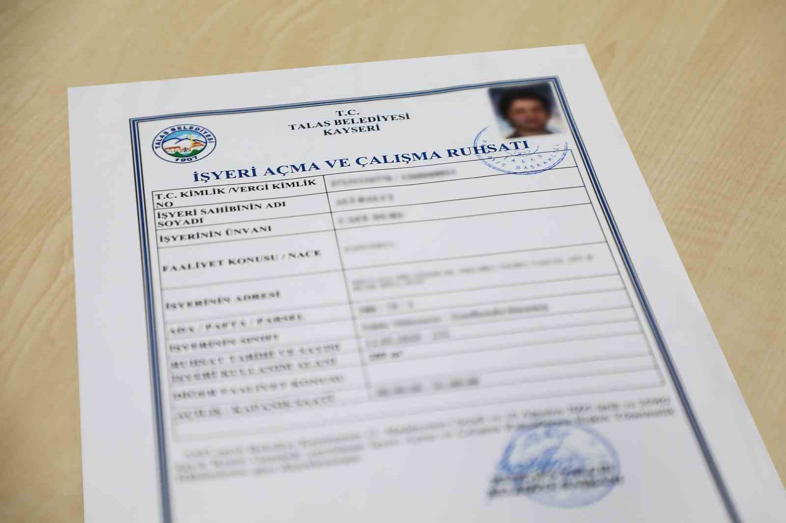 Talas’ta 381 yeni işyeri açıldı
