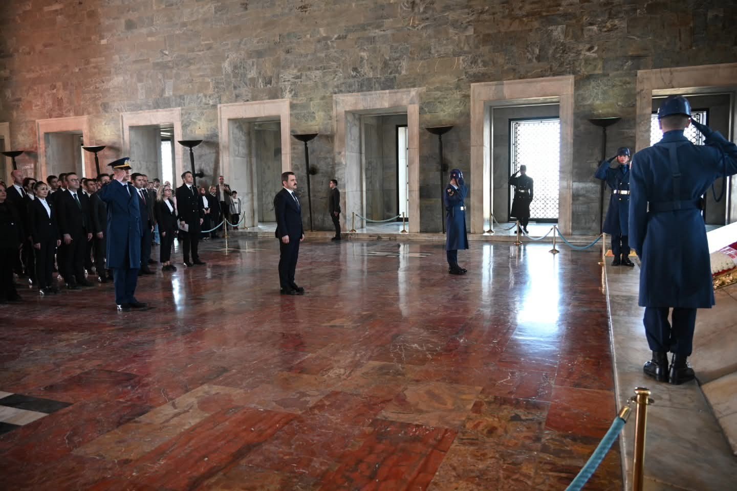 Tarihi Alan Başkanlığı heyetinden Anıtkabir ziyareti
