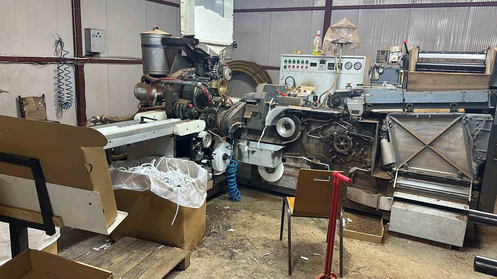 Tarihi baskın: Atık tesisi değil sigara fabrikası, 170 milyon TL’lik ürün ele geçirildi
