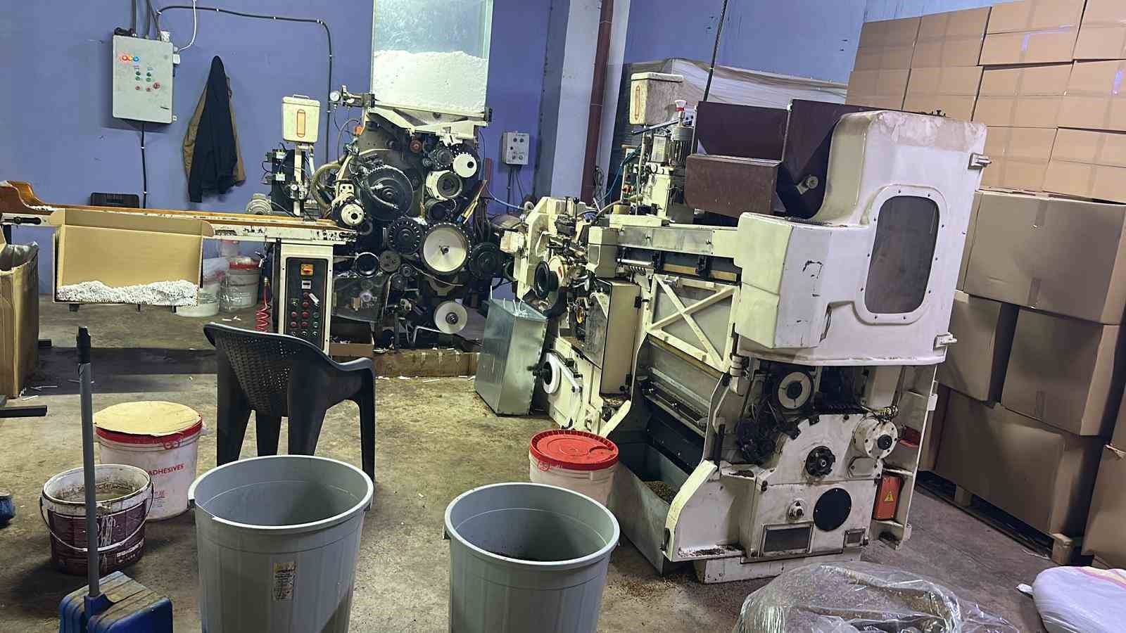 Tarihi baskın: Atık tesisi değil sigara fabrikası, 170 milyon TL’lik ürün ele geçirildi
