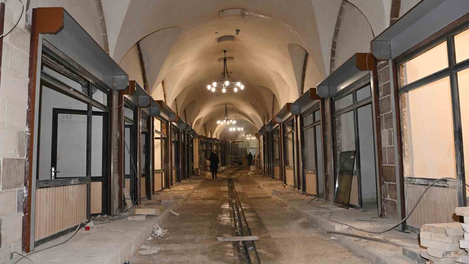 Tarihi Kapalı Çarşı’da restorasyonda sona gelindi
