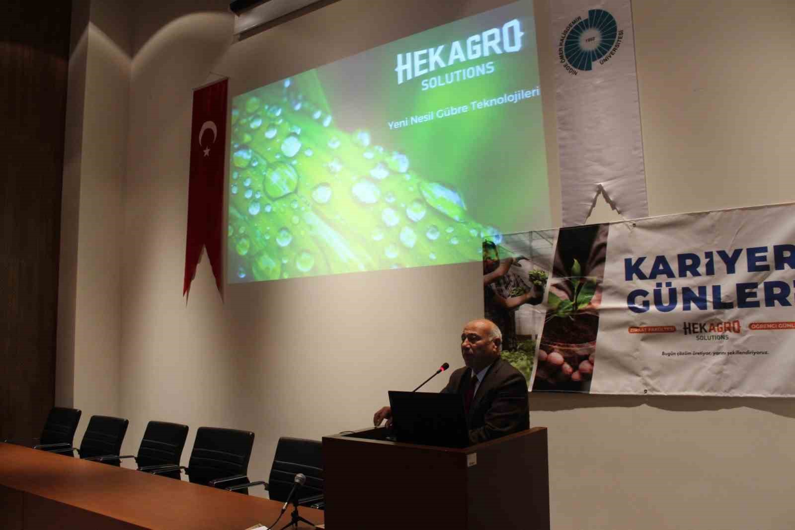 Tarım öğrencileri sektör temsilcileriyle bir araya geldi
