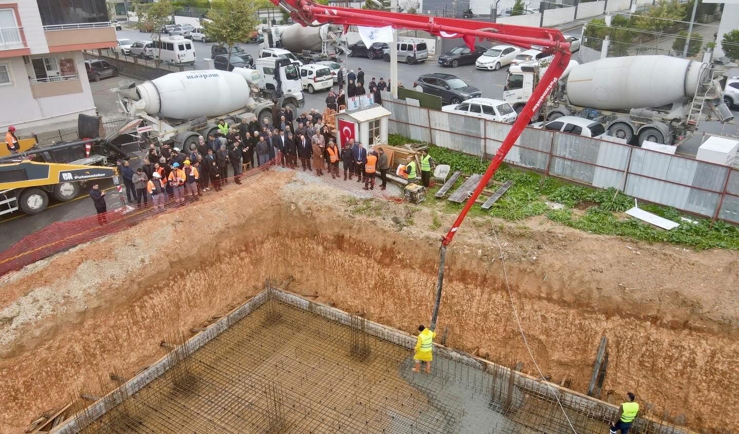 Tarsus’ta cami temeli atıldı
