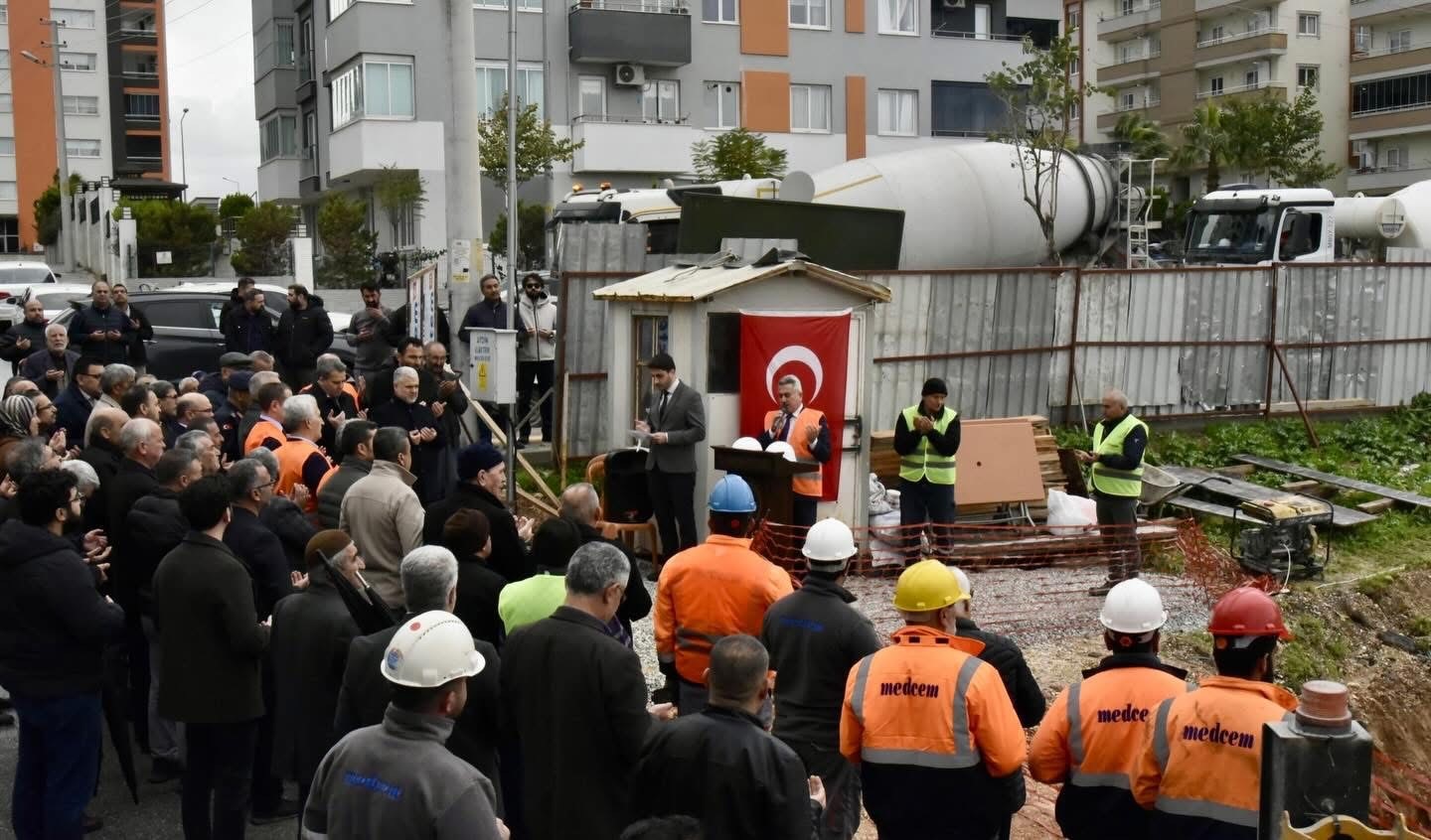 Tarsus’ta cami temeli atıldı
