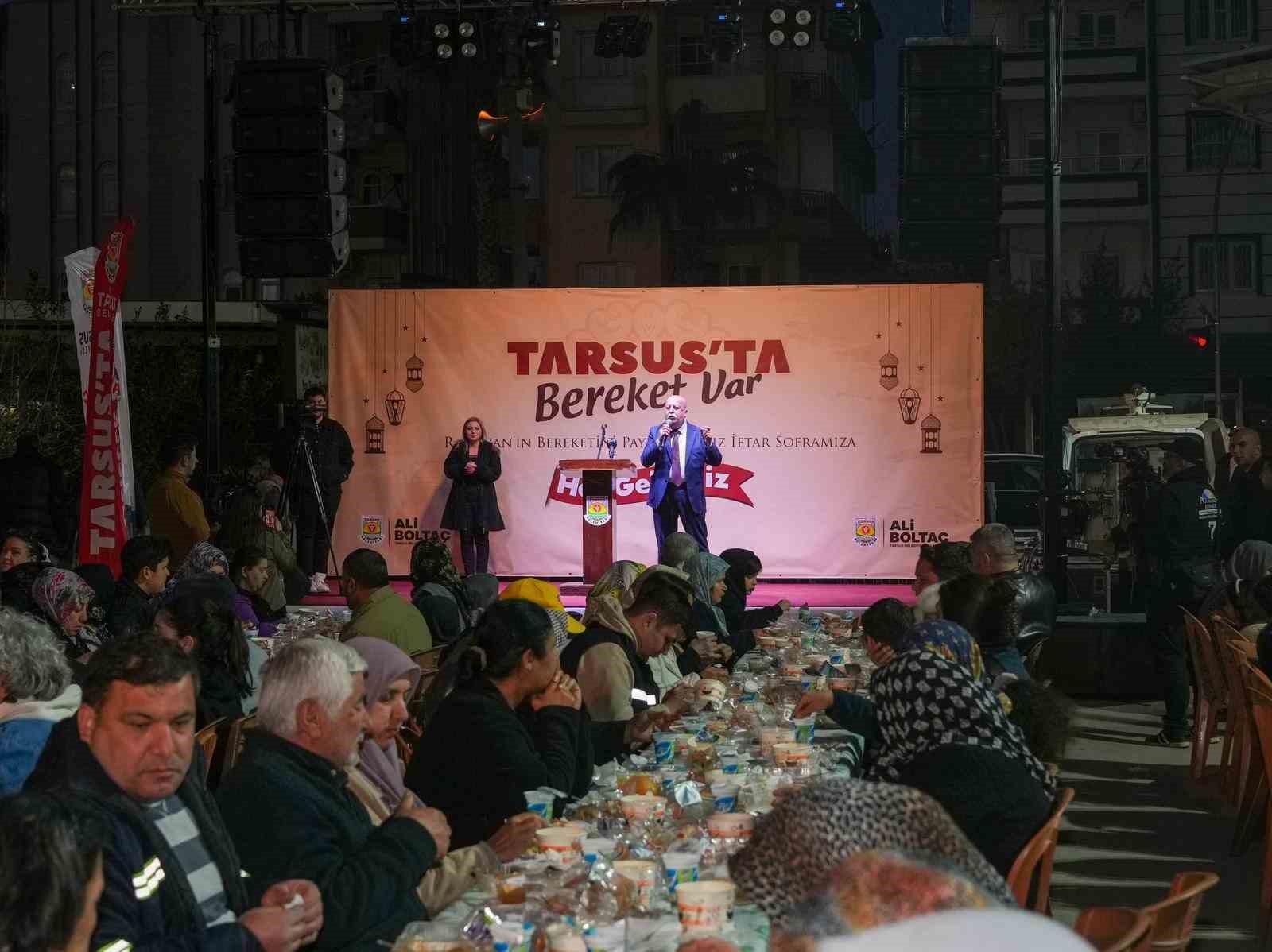 Tarsus’ta iftar sofrasında kardeşlik buluşması
