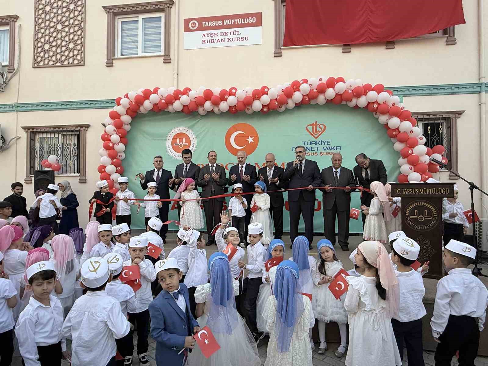 Tarsus’ta yeni Kur’an Kursu kapılarını açtı
