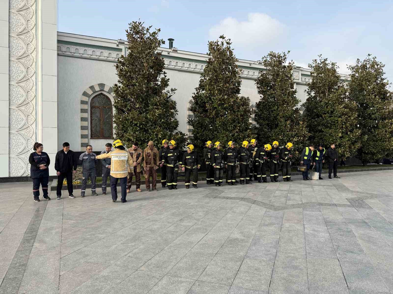 Taşkent’te Ramazan ayı hazırlıkları kapsamında camilerde acil durum tatbikatı
