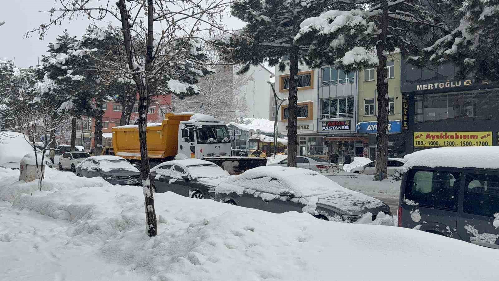 Tatvan’da gök gürültülü kar yağışı
