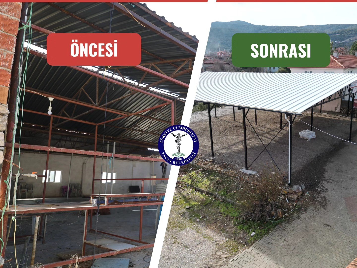 Tavas Belediyesi, Baharlar Mahallesi sosyal tesislerini yeniledi
