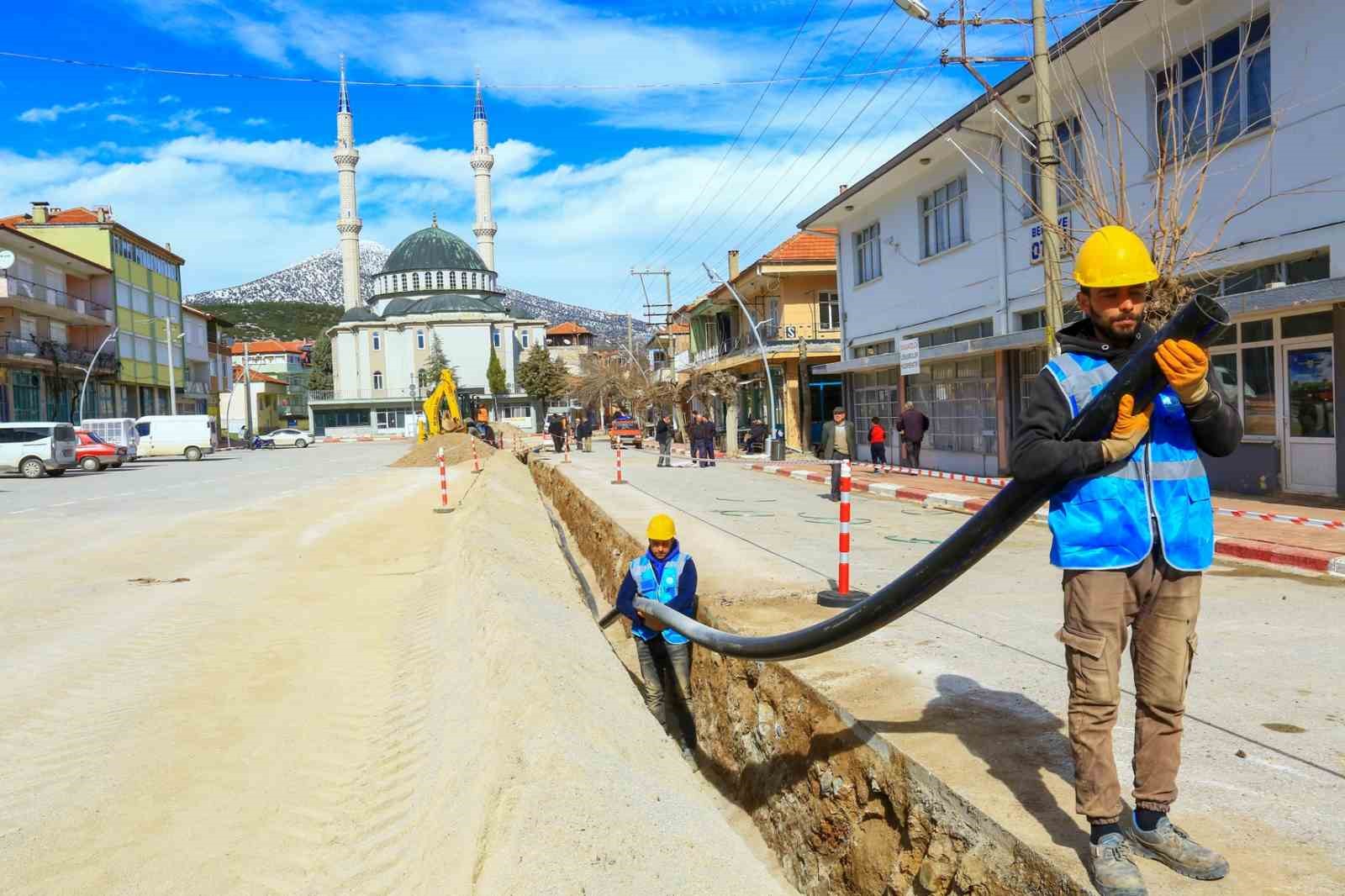 Tavas Kızılca’da 28 kilometrelik hat tamamlandı

