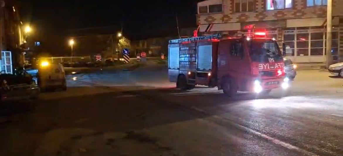 Tavşanlı’da alev alan kalorifer kazanı korkuttu
