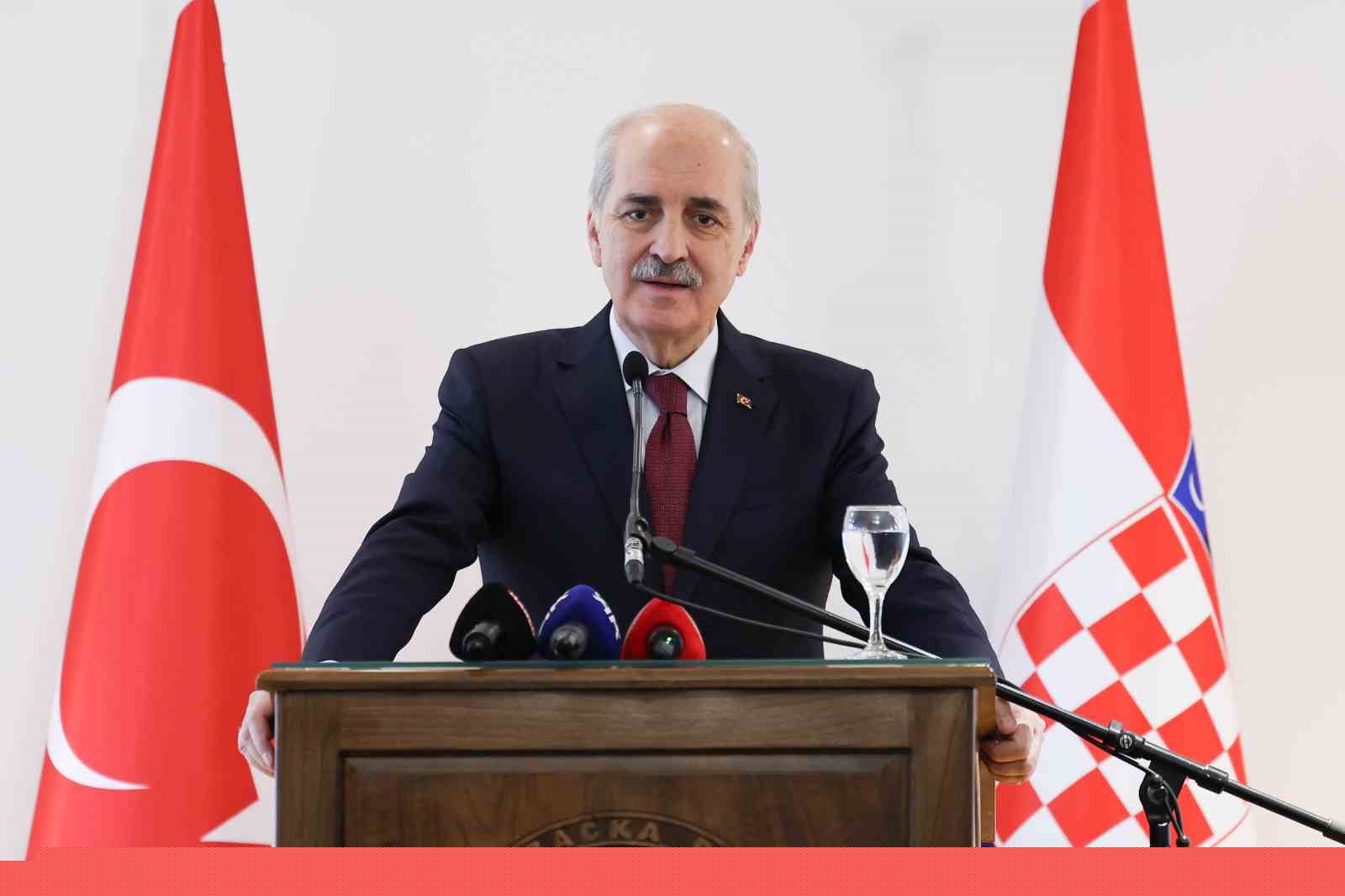 TBMM Başkanı Kurtulmuş: "Gazze soykırımı insanlığın ortak bir ayıbı olarak hepimizin gözü önündedir"
