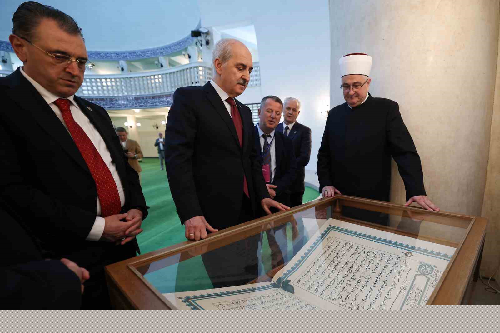 TBMM Başkanı Kurtulmuş: "Gazze soykırımı insanlığın ortak bir ayıbı olarak hepimizin gözü önündedir"
