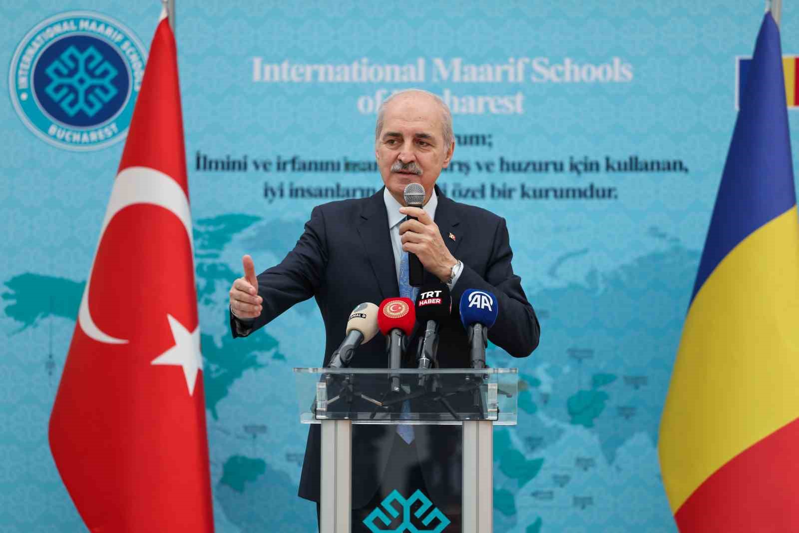 TBMM Başkanı Kurtulmuş: "Türkiye olarak barışın, istikrarın, huzurun ve insani değerlerin yanında olduk, olmaya devam edeceğiz"
