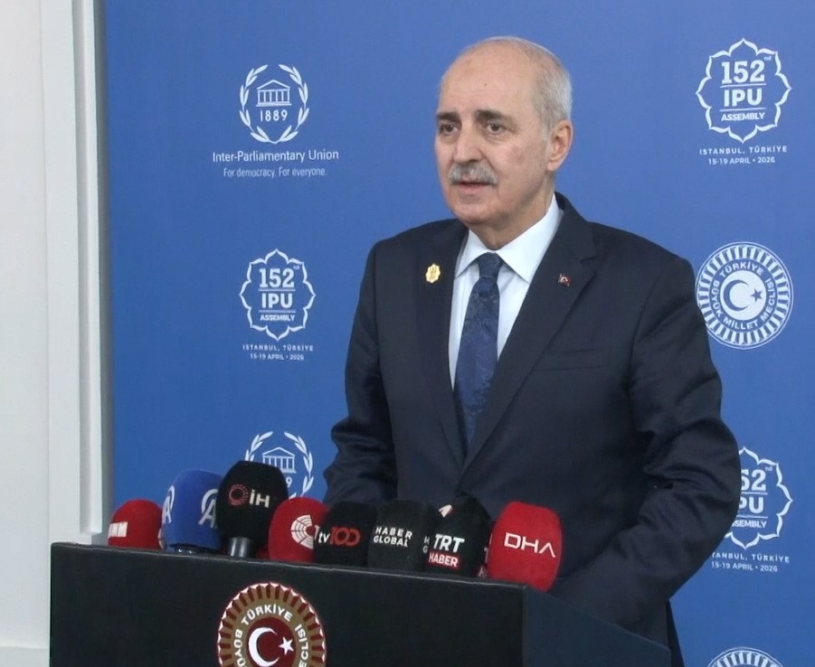 TBMM Başkanı Numan Kurtulmuş: "Küresel konjonktür, dünyanın dört bir yanındaki krizleri derinleştiren bir mahiyet arz etmekte"
TBMM Başkanı Numan Kurtulmuş: "Küresel konjonktür, dünyanın dört bir yanındaki krizleri derinleştiren bir mahiyet arz etmekte"